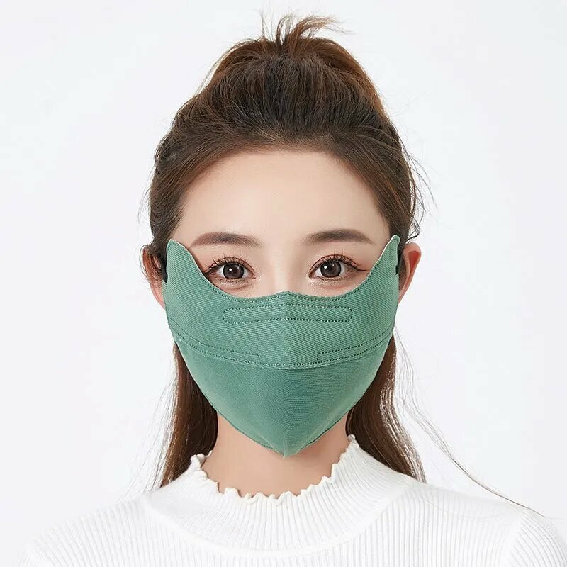 Cotton masks in autumn and winter are breathable, warm and thick, fashionable, washable, cold-proof and windproof.