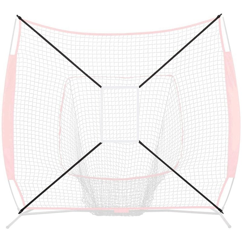 Softball-Zielnetz üben das Werfen und Schlagen mit Genauigkeit für 6x6,7x7 oder 8x8 Fuß netze