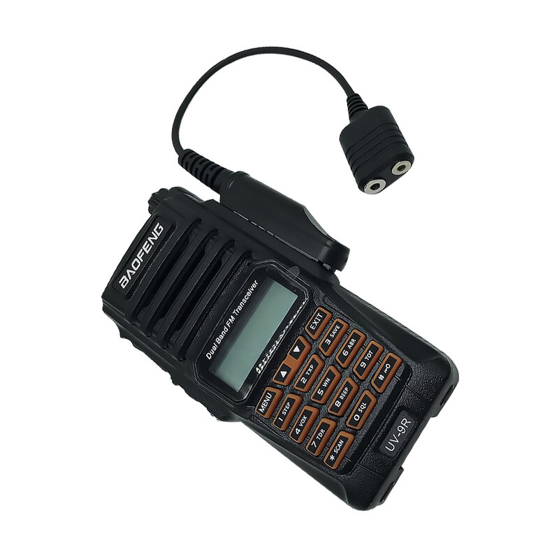 Zamiennik dla Baofeng BF-9700 A-58 UV-XR UV-5S GT-3WP UV-9R Plus Adapter przewodu Audio Walkie Talkie