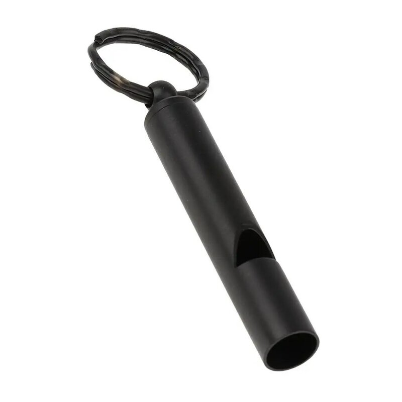 2xEmergency Whistle Outdoor Survival Rust Proof Adventure Black