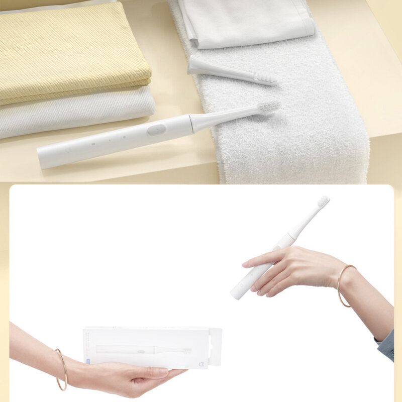 Cabezales de cepillo de dientes para Xiaomi Mijia T100 Mi, repuesto de cepillo de dientes eléctrico inteligente, 3 piezas