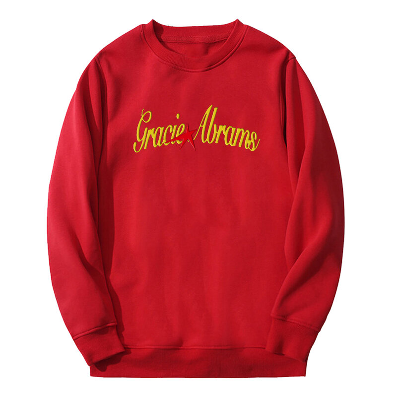Gracie Abrams Star Merch bluza 2024 Tour Crewneck typu Streetwear z długim rękawem mężczyzn kobiet modne ciuchy
