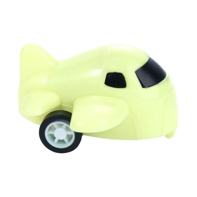 마카롱 어린이 플라스틱 소형 비행기 모형 장난감, Q 버전 비행기 풀백 장난감