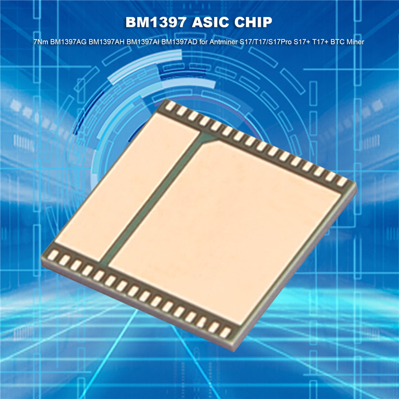 Chip ASIC para Antminer, BM1397 7Nm, BM1397AG, BM1397AH, BM1397AI, BM1397AD, S17, T17, S17Pro, S17 +, T17 +, BTC Miner