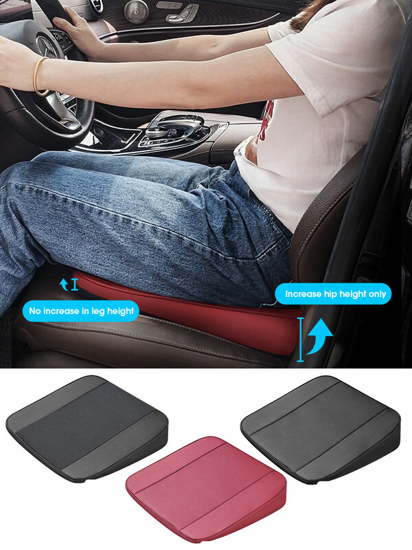 Подушка для автомобильного сиденья, увеличивающая обзор вождения, летняя подушка для сиденья