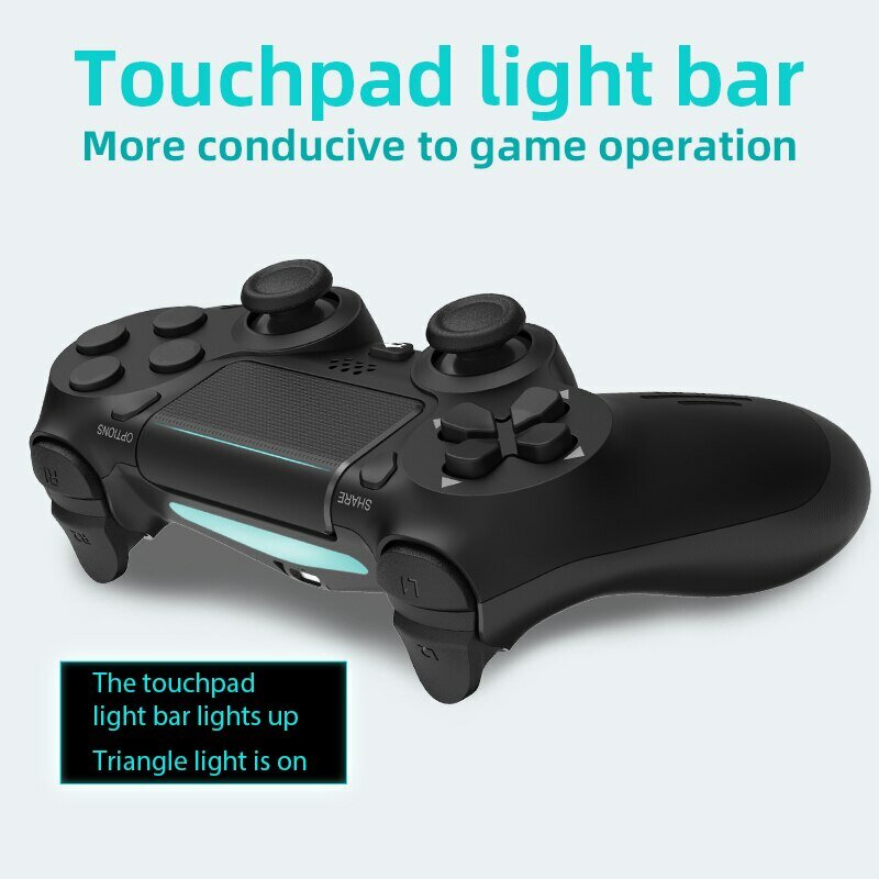 DATA FROG Bluetooth-Compatible Game Controller for PS4/Slim/Pro Wireless Gamepad For PC Dual Vibration Joystick For IOS/Android