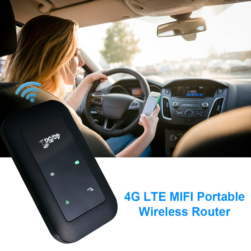 포켓 4G LTE 라우터, WiFi 리피터, 신호 증폭기, 네트워크 확장기, 모바일 핫스팟 무선 Mifi 모뎀 라우터, SIM 카드 슬롯