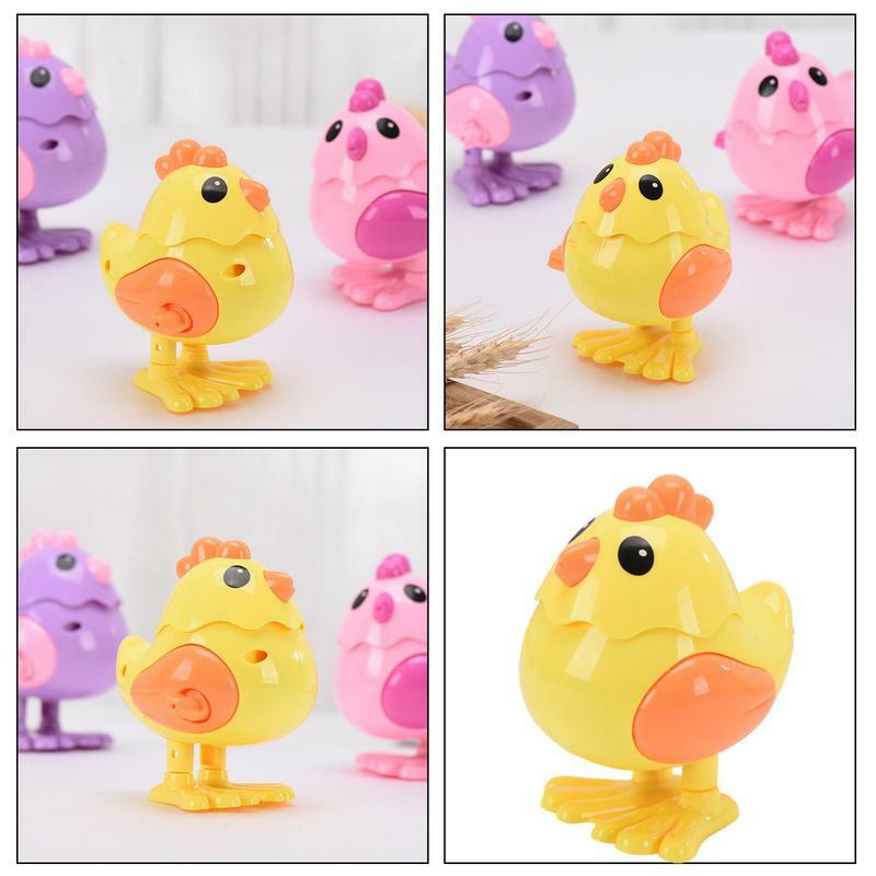 Wind Up Chicks Toys For Kids novità pollo/anatroccolo Hopping Windup Toy bomboniere compleanni regali per bambini colore casuale