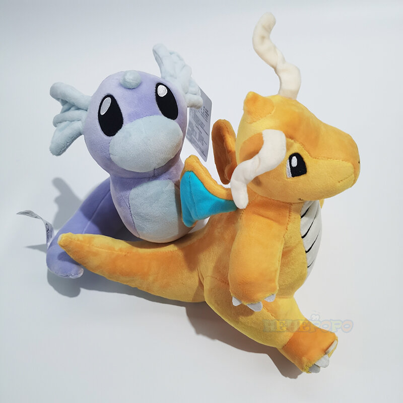 Mainan Tokoh Pokemon Berukuran 30Cm Bermerek Dragonite Peluche Boneka Lembut Pokemon Mainan Anak Karakter Film