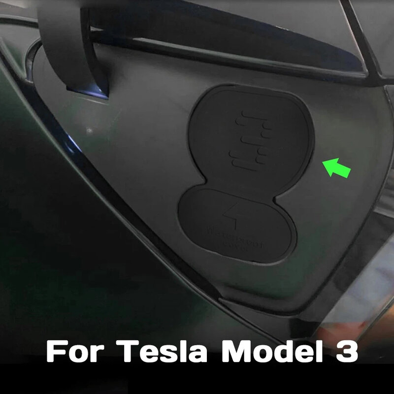 Silicone Charger Hole Protector para Tesla Modelo 3 Y, Padrão Europeu, Car Charging Port Plug Cover, Capa de Proteção contra Poeira