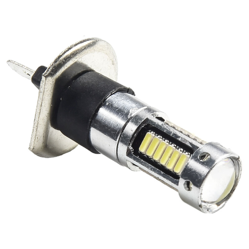 Kit d'ampoules antibrouillard LED pour voiture, kit de conversion d'ampoule de conduite antibrouillard, feu de jour ultra lumineux, DRL, blanc, H1, 6000k, 12V, 2 pièces