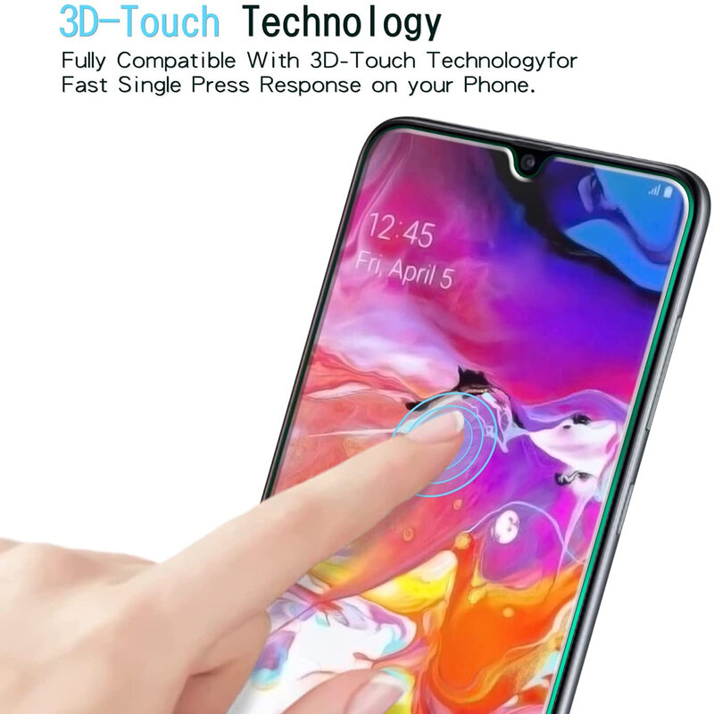2/4 pezzi di vetro temperato per Samsung Galaxy A10 A10s SM-A105 SM-A107 pellicola protettiva per schermo in vetro