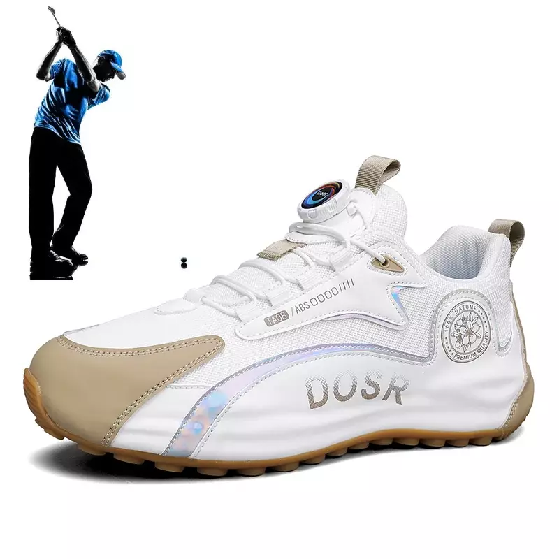 Golf Shoes for Men Outdoor Comfort Golf Sneakers Leisure Sports Shoes High Quality Fashionable Walking Sports Shoes