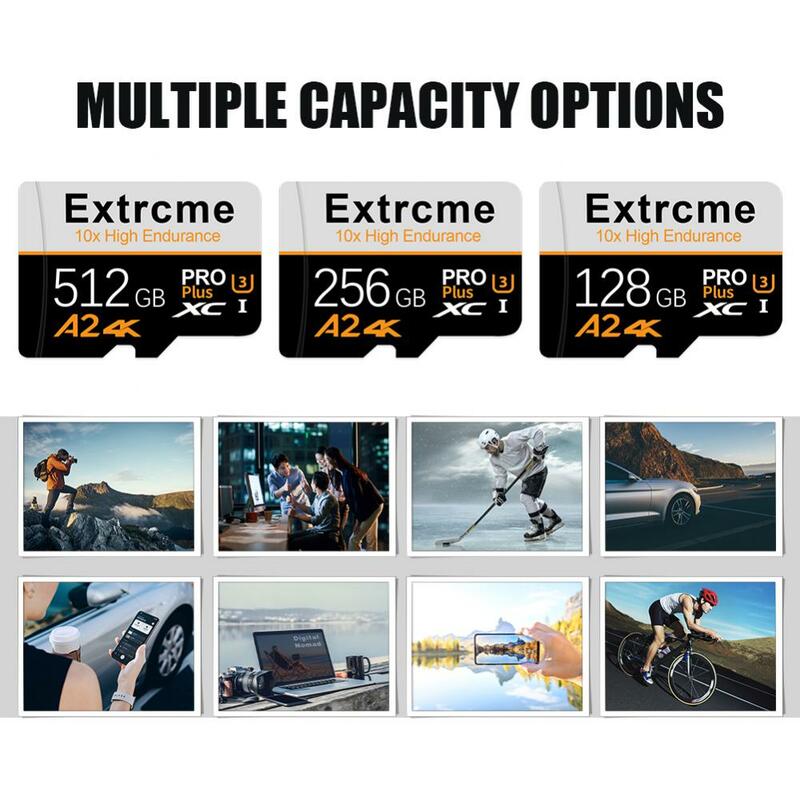 Ultra micro TF sd 128GB 32GB 64GB 256GB 512GB A2 SD Card TF Flash Card Memory Card Class 10 for Phone PC