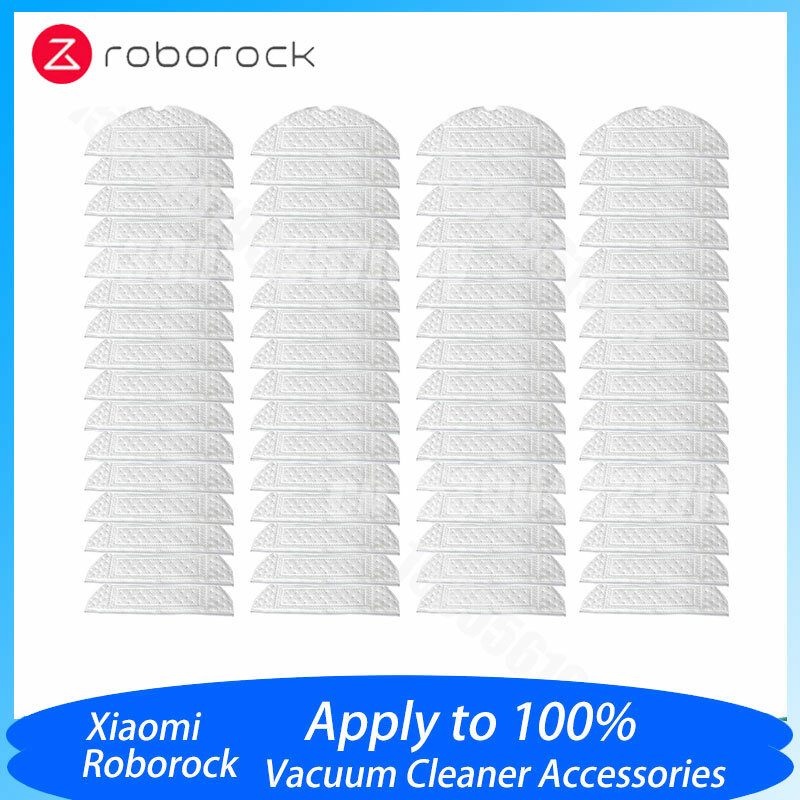 Xiaomi Roborock用パッド付き掃除機パッド,掃除機用パッド,使い捨て,乾式および湿式用,ウェットおよびドライ,モップクロス,t7s,s7,t7s plus,q7,s8