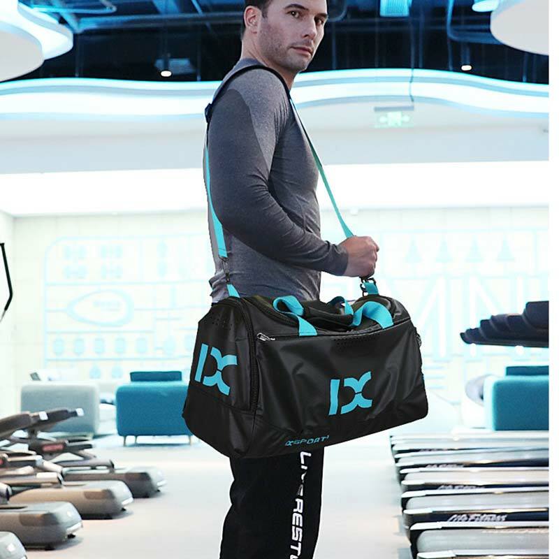 Grandi borse sportive da viaggio multifunzione impermeabili uomo donna borse a tracolla per separazione asciutta bagnata all'aperto Yoga Fitness borsa da palestra scarpa