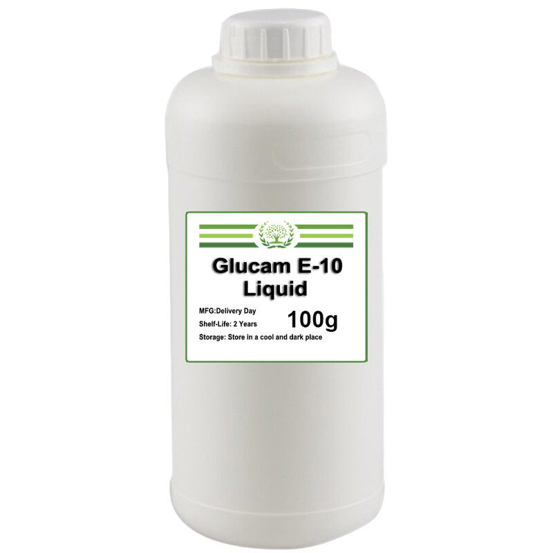 Glucam-E-10 líquido de metilglucósido, agente hidratante, agente anticongelante, materia prima cosmética para el cuidado de la piel, EE. UU., 10