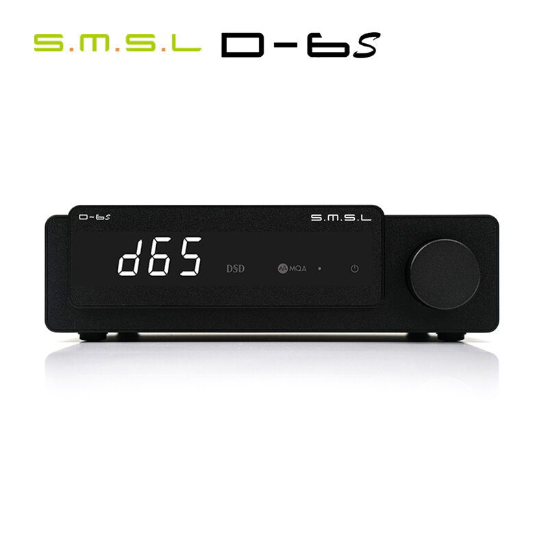 SMSL D-6s MQA MQA-CD ES9039Q2M Bluetooth Décodeur XU316 D6s Radiateur avec Télécommande