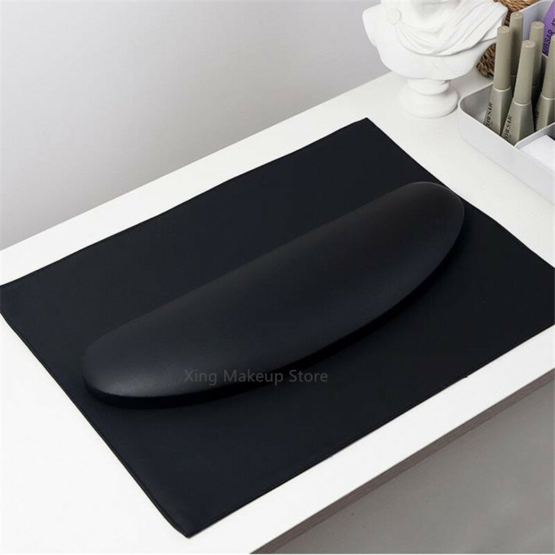 New Simple PU Leather Curved Nail Hand Pillow Set Rest Pillow Arm Rest Cushion Holder Arm Rests Nail Art Stand Manicure Tools 4#