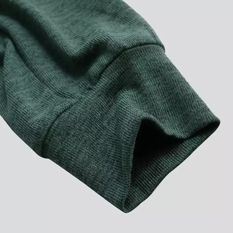 Fashion kerah tinggi hangat setengah musim dingin baru 2023 pakaian dalam termal leher tempat tidur pria kaus dasar blus Pullover atasan lengan panjang