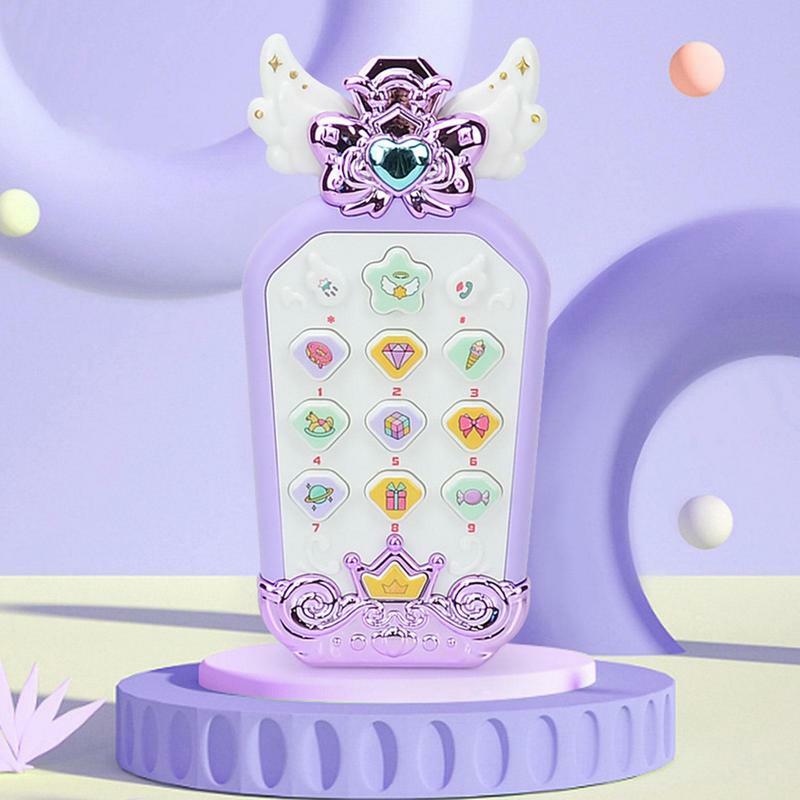 Electronic Baby Phone Toys Pretend Play Portable Colorful Early Educational Learning Machine Children Birthday Gift For Boy Girl