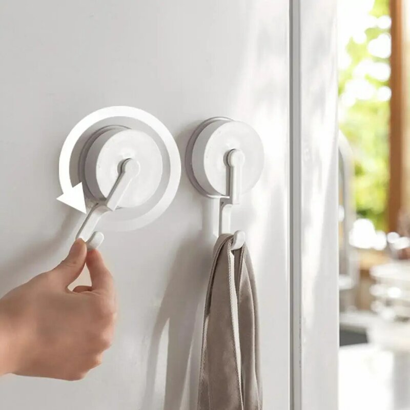 Storage Hook  Practical Rotatable Waterproof  Wall Mounted Suction Cup Wall Storage Hook Home Supplies