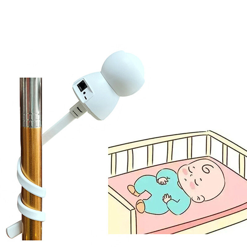 Braket kamera bebas lubang, dudukan gulung multi-fungsi untuk Monitor bayi dapat disesuaikan
