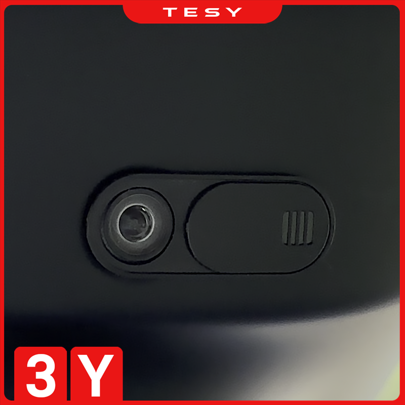 ฝาครอบกล้องสำหรับรถยนต์ Tesla รุ่น3 Y เว็บแคมสไลด์ตัวบล็อกความเป็นส่วนตัว1/5ชิ้นเข้ากันได้กับแท็บเล็ตพีซีแล็ปท็อป iPad