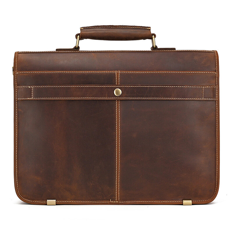 Индивидуальная сумка для ноутбука из натуральной кожи, деловой дорожный портфель, сумка на плечо, мужские кожаные сумки двойного назначения для офиса, рабочая сумка-тоут