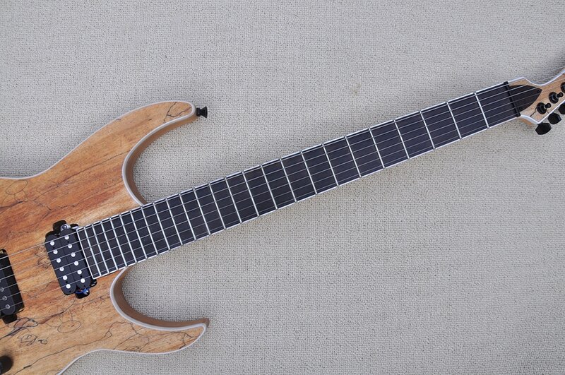 Flyoung naturalny kolor drewna gitara elektryczna 6 struny gitara elektryczna OEM gitary