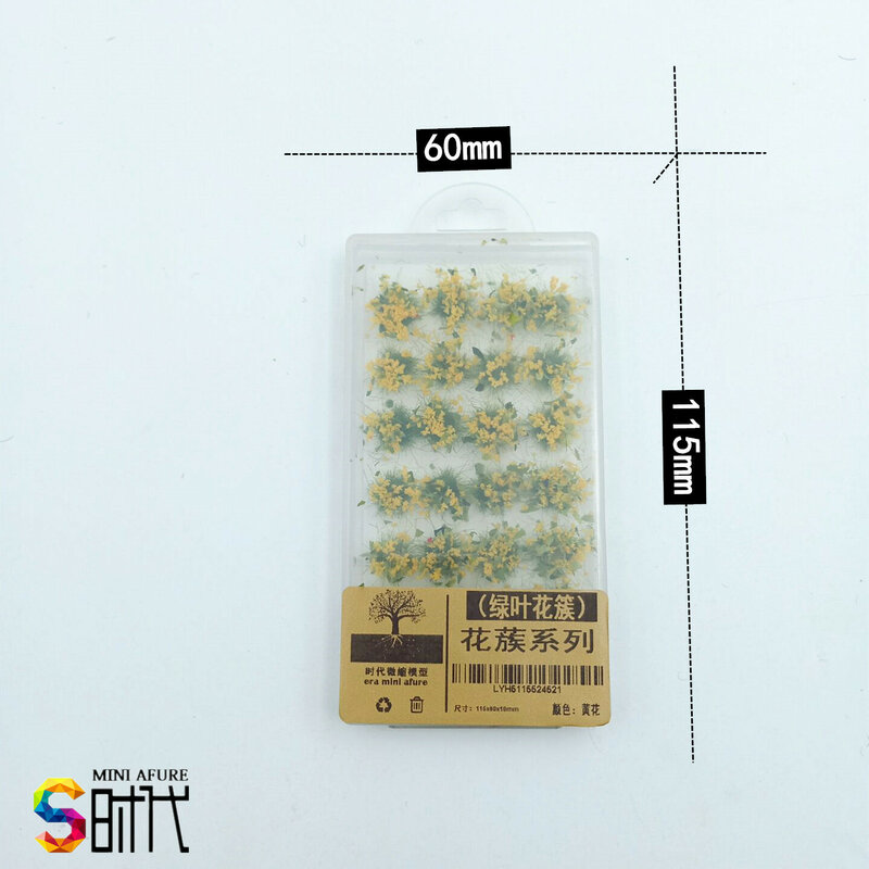 Symulacja miniaturowy Model roślinność zielony liść kwiat klastra krajobraz architektura piaskownica stołowa materiał Diy ręcznie robione zabawki