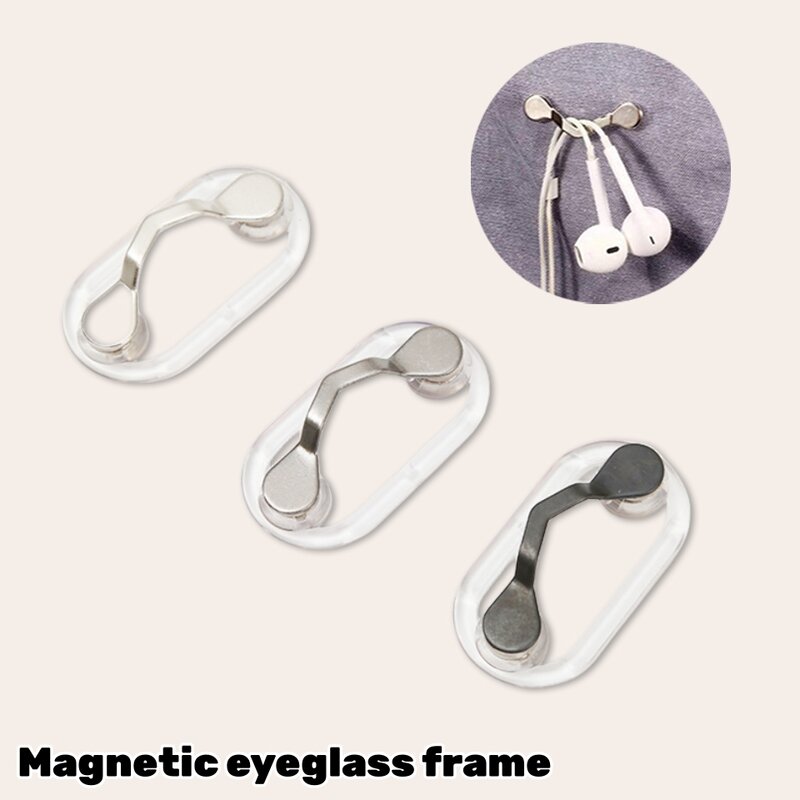 เข็มกลัดแม่เหล็กรูปค้างคาวที่แขวนแว่นตาคลิปแว่นตากรอบรูปแม่เหล็กตัวยึดแว่นตาแบบใหม่