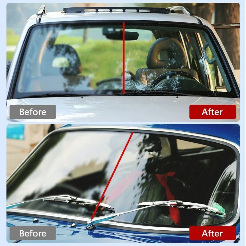 รถฟิล์มน้ำมันถอดวาง Auto เคลือบฟิล์มแก้วตัวแทนกันน้ำกันฝน Anti-Fog น้ำยาทำความสะอาดกระจกสำหรับกระจกรถยนต์