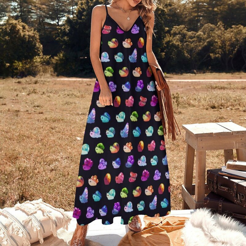 Jewel Snail Sleeveless Dress festival outfit women women's luxury party dress