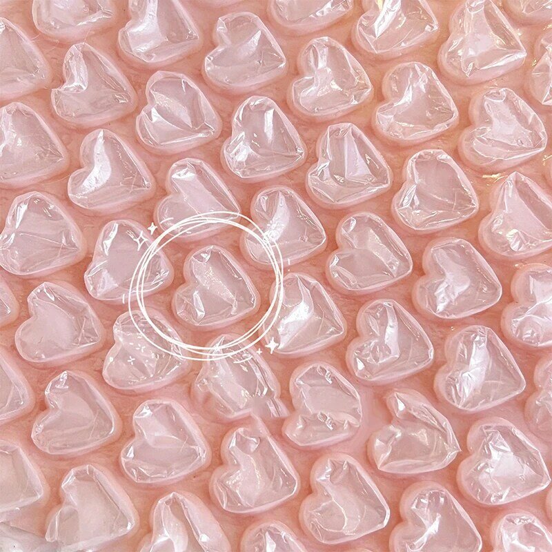 Sobres acolchados de burbujas en forma de corazón, bolsas impermeables de embalaje, 10 piezas