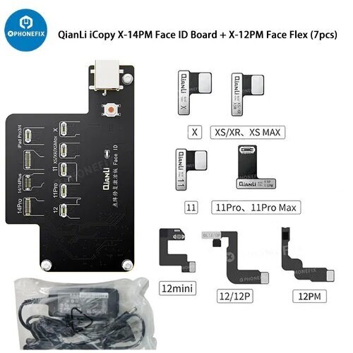 Qianli iCopy placa de identificación facial, Cable flexible de matriz de puntos para iphone serie X-14, placa de activación de recuperación de matriz de puntos, desmontaje gratis