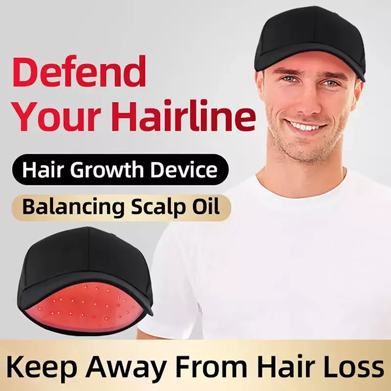 LED luz vermelha cabelo crescimento cap, dispositivos de tratamento da perda de cabelo, cabelo rebrota capacete, melhoria do cuidado do cabelo, anti-cabelo perda tratamento