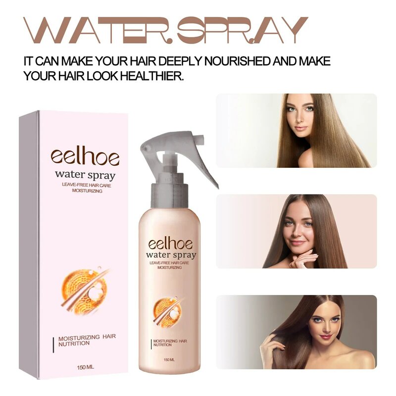 Сглаживающий водой спрей EELHOE, защита от выпадения волос, усиление корней кожи головы, лечение сухой кожи головы, питание, восстанавливающий продукт