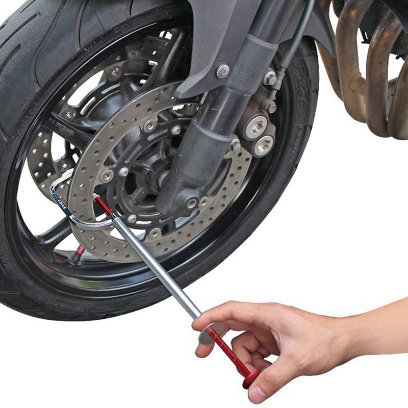 4X narzędzie do pomiaru tarczy hamulcowej Zaciski linijka miernicza o grubości 0-45Mm do wykrywania hamulce motocykli zużycia tarczy