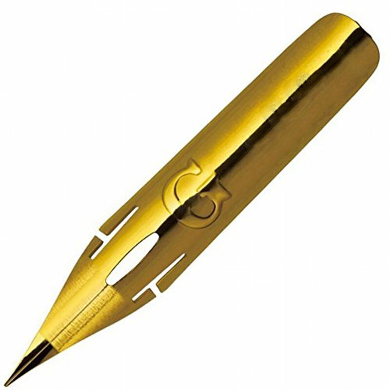 10Pc Golden G Nib Hoge Kwaliteit Merk Kalligrafie Tool Dip Pen Comics Nib Briefpapier Kantoor Schoolbenodigdheden Schrijven Gift