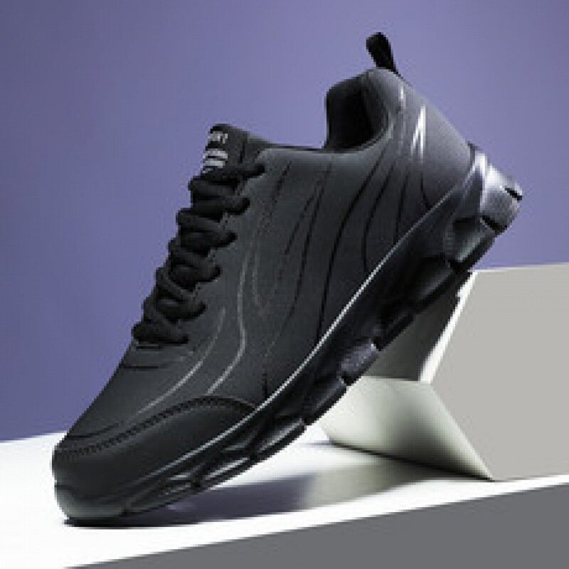 Męskie buty jesienne 2023 nowe buty deskorolkowe odporne na zużycie męskie męskie obuwie skórzane sportowe powiększone o łatwe do noszenia Tide Sho