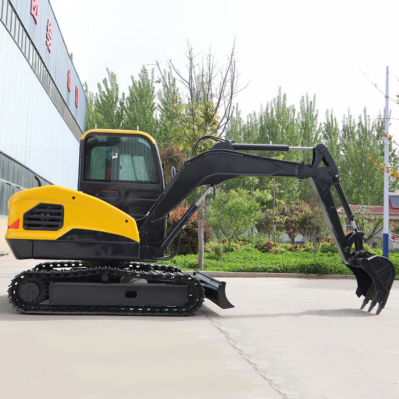 Free Shipping Chinese Mini Backhoe Excavator Loader 4x4 Compact Tractor With Loader And Backhoe Loader Customized