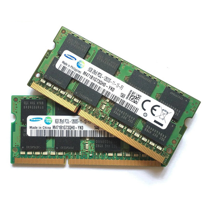 SAMSUNG-memória portátil, 8GB, 4GB, DDR3, DDR3L, 1066MHz, 1333MHz, 1600MHz, 1866MHz, SODIMM, PC3, PC3L-8500, 10600, 12800, RAM