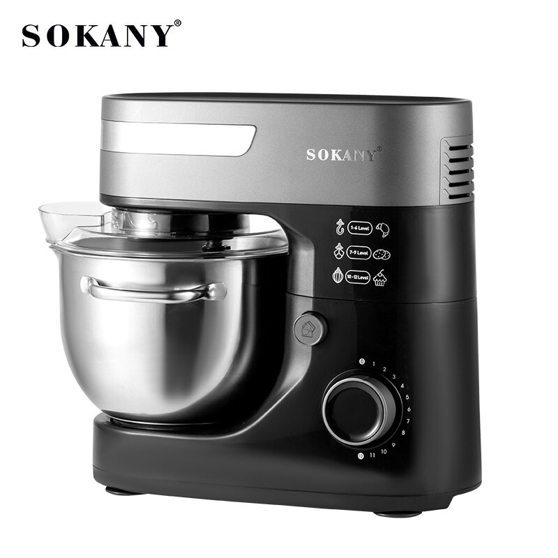 Многофункциональный кухонный комбайн Sokany 9107S, Роботизированная кухня, Поварская машина, шеф-повар, замеситель для теста и муки