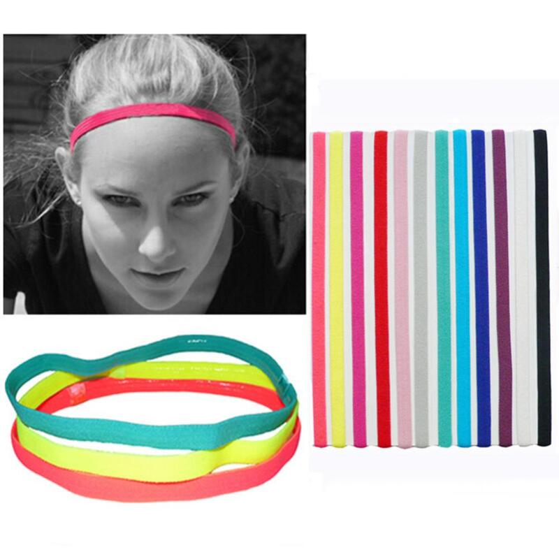 Fasce per capelli Yoga sport Running fascia elastica antiscivolo fascia per capelli fascia elastica per palestra sport corsa Fitness fascia per ciclismo