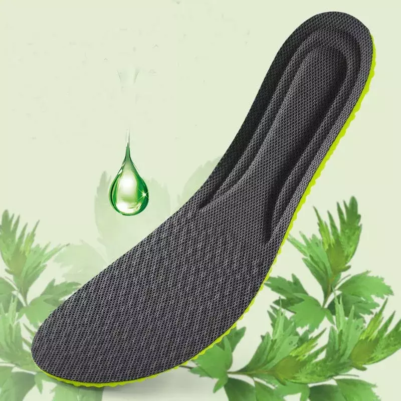 Bantalan sepatu olahraga pria dan wanita, Sol dalam deodoran bernapas Plantar Fasciitis bantalan sepatu ortopedi
