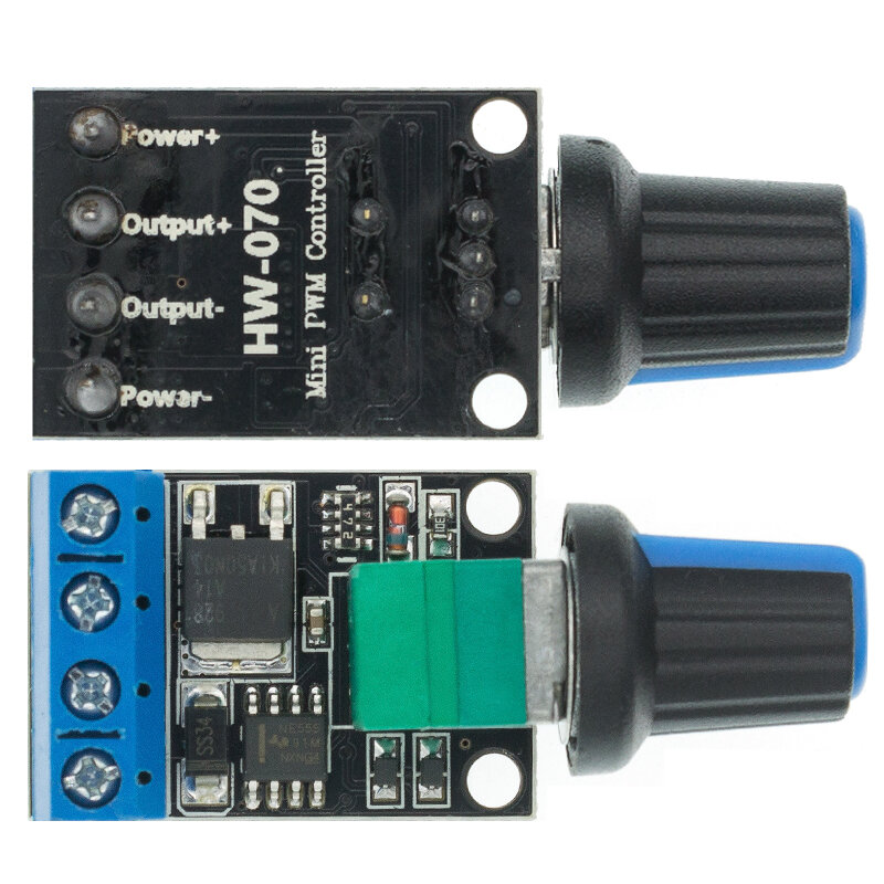 5V 12V 10A แรงดันไฟฟ้า PWM จอ DC Speed Governor Stepless ความเร็ว LED Dimmer Controller