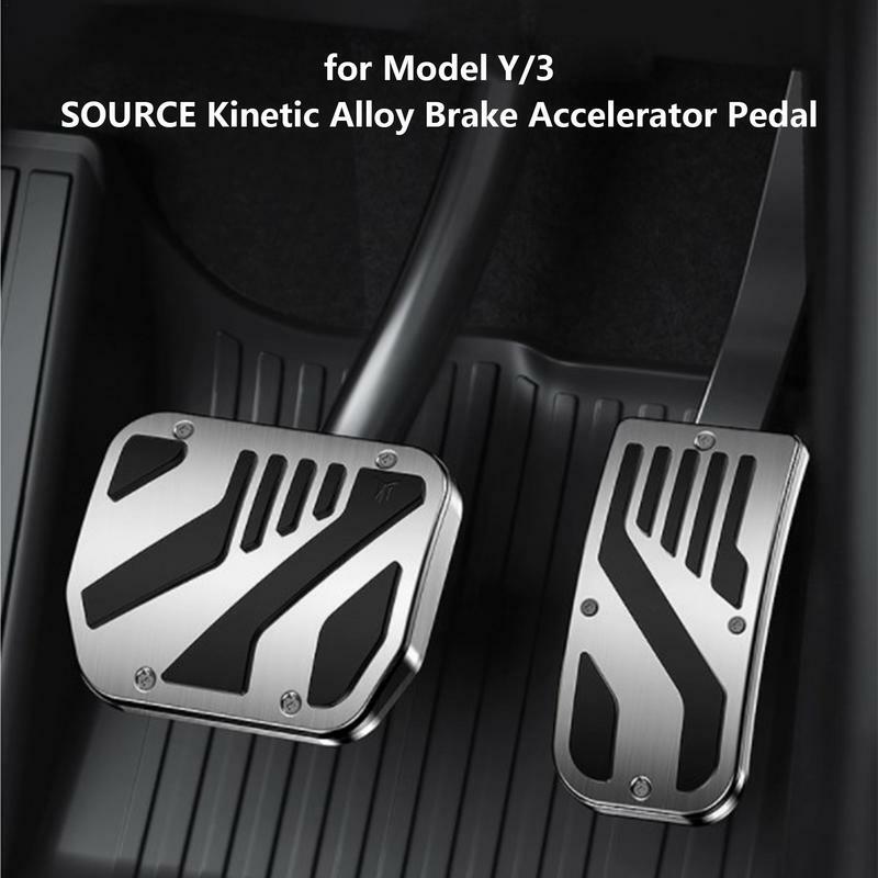 Auto Fuß pedal geeignet für Tesla Modell Y3 Gaspedal Brems auflage Pedal abdeckung Pad Anti-Rutsch-Handbuch Auto Interieur Zubehör