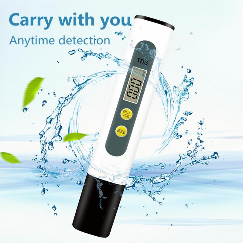 Penna di prova portatile per la qualità dell'acqua TDS a basso consumo Smart Chip Tester accurato per la qualità dell'acqua ad alta precisione
