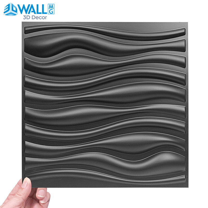 30X30Cm Mode Eropa Garis Sederhana Dekoratif 3D Panel Dinding Berlian Desain 3d Wallpaper Mural Tile-Panel-Cetakan 3D Stiker Dinding
